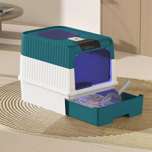 Enclosed Cat Litter Box with UV Sterilization – Hygienic & Odour-Controlled Design