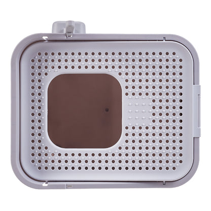 Enclosed Cat Litter Box with Top-Mounted Deodorizer – Spacious, Leak-Proof, and Easy-Clean Design