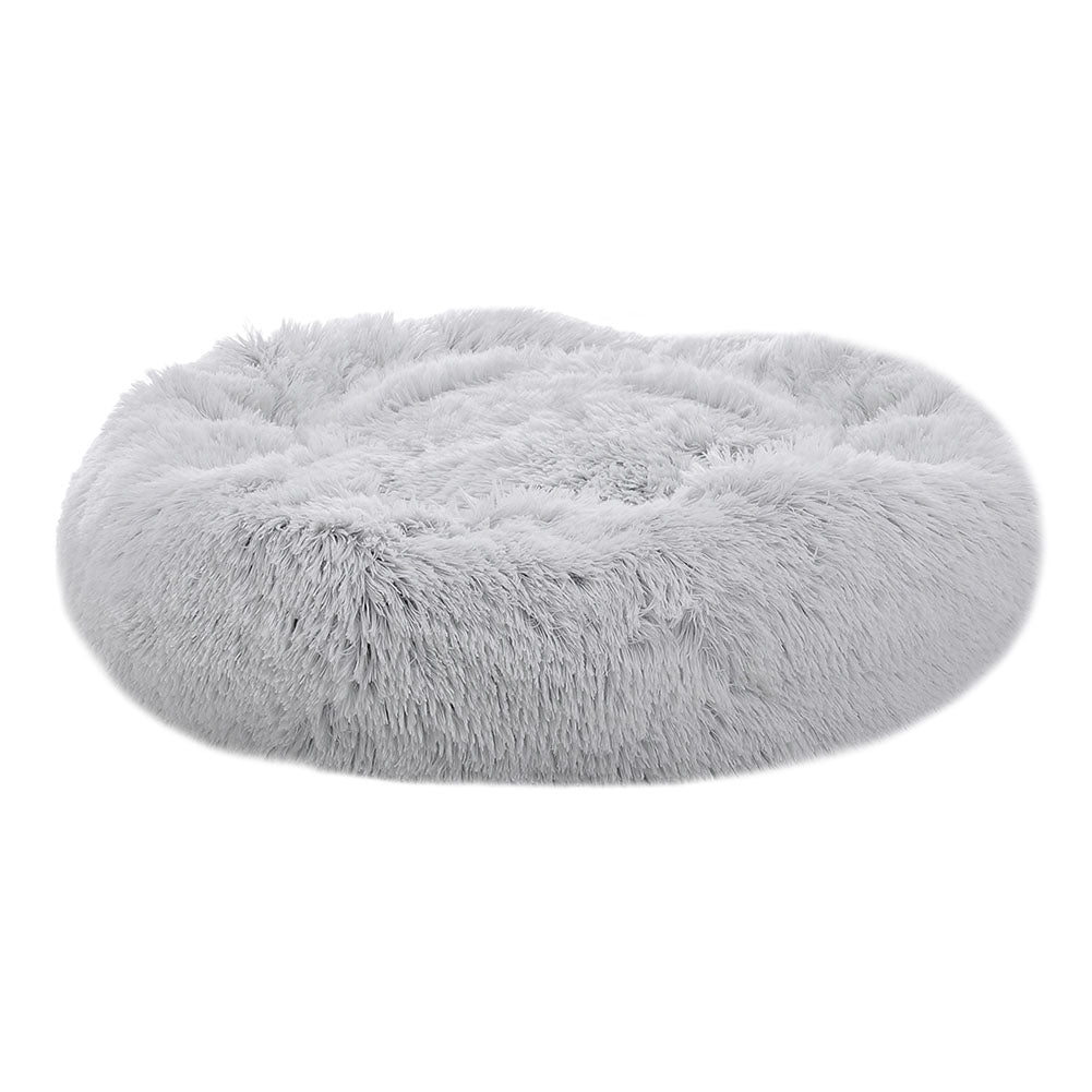 Calming Donut Pet Bed – Plush Round Cuddler for Cats and Small Dogs
