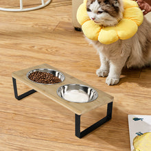 Elevated Dual-Bowl Pet Feeder – Stylish & Comfortable Feeding Stand for Cats and Dogs