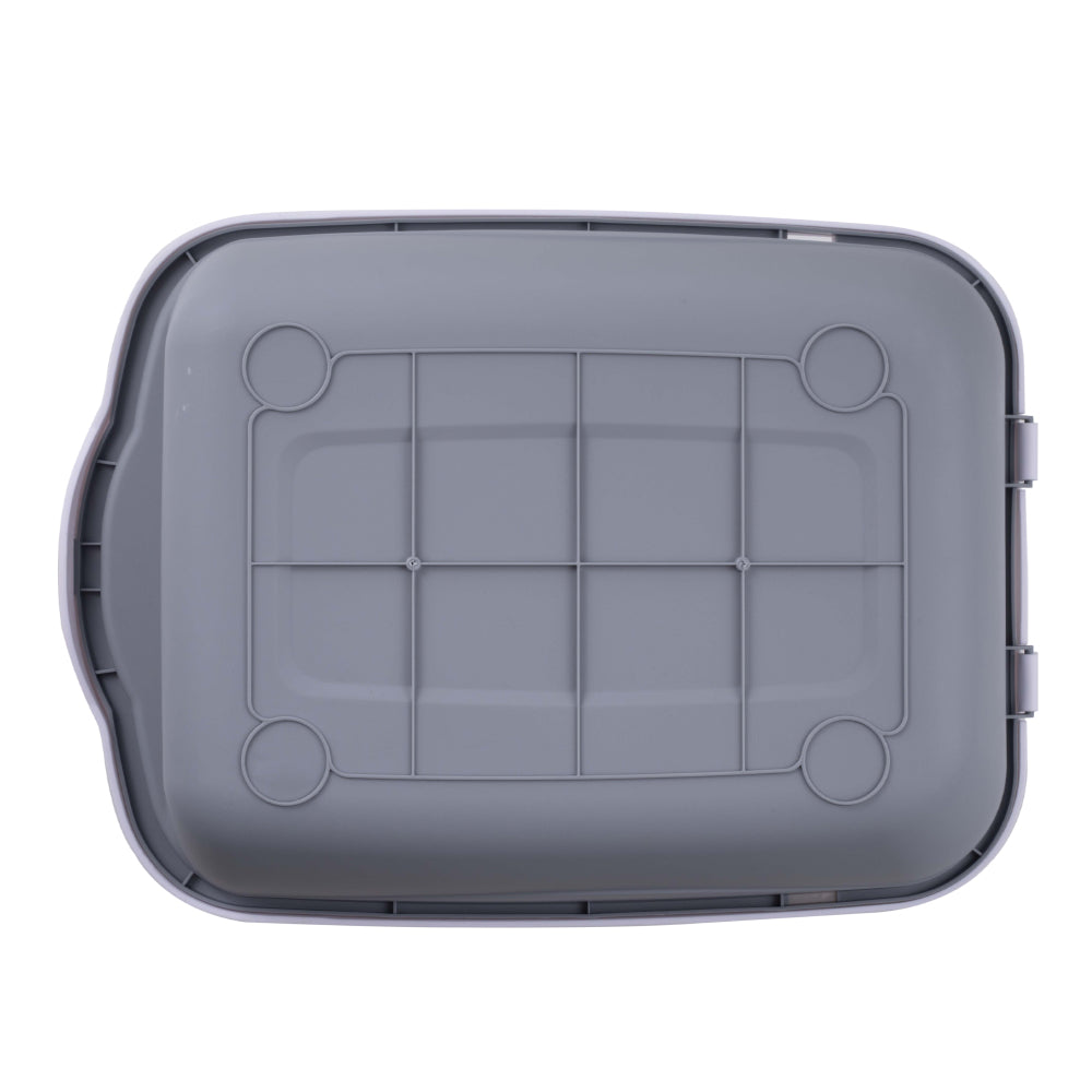 Large Enclosed Cat Litter Box with UV Disinfection Light – Odor Control and Easy-Clean Design