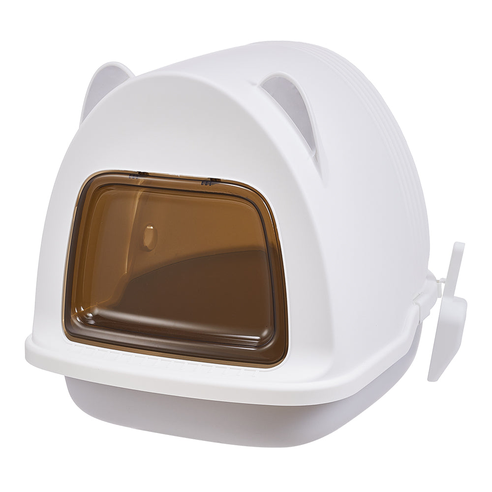 Detachable Cat Litter Box with Cat Ear Design – Privacy, Odor Control, and Easy-Clean Solution