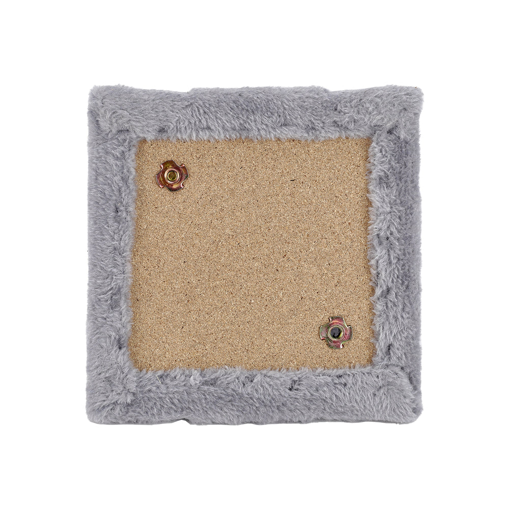 3-in-1 Cat Scratching Post with Plush Tunnel & Hanging Ball Toys – Compact Activity Center for Kittens