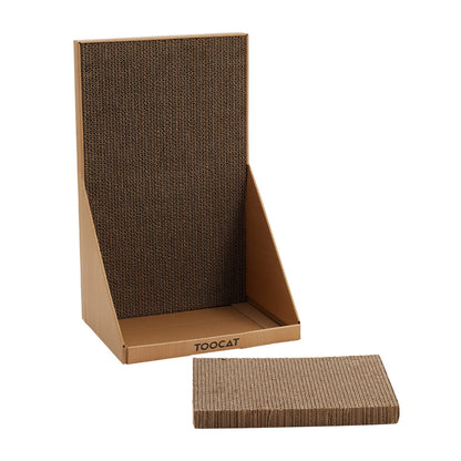 L-shaped Cat Scratching Board – Safe, Space-Saving and Ideal for Claw Care