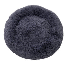 Calming Donut Plush Pet Bed – Ultra-Soft Round Nest with Raised Rim and Anti-Slip Base