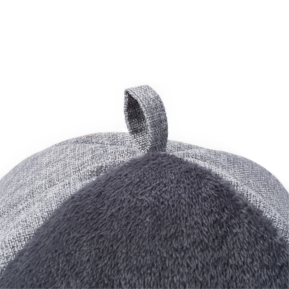 Plush Triangular Pet House – Cozy Enclosed Bed for Cats and Small Dogs