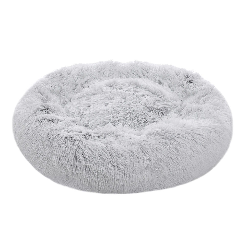 Calming Donut Pet Bed – Plush Round Cuddler for Cats and Small Dogs