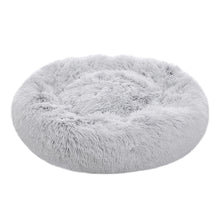 Calming Donut Pet Bed – Plush Round Cuddler for Cats and Small Dogs