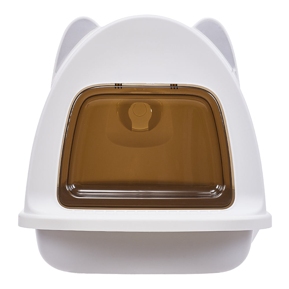Detachable Cat Litter Box with Cat Ear Design – Privacy, Odor Control, and Easy-Clean Solution