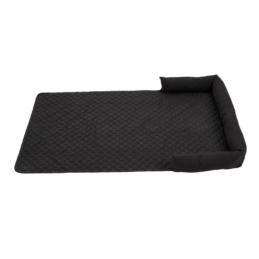 Waterproof Pet Sofa Protector Bed with Pillow –  Furniture Cover for Dogs & Cats