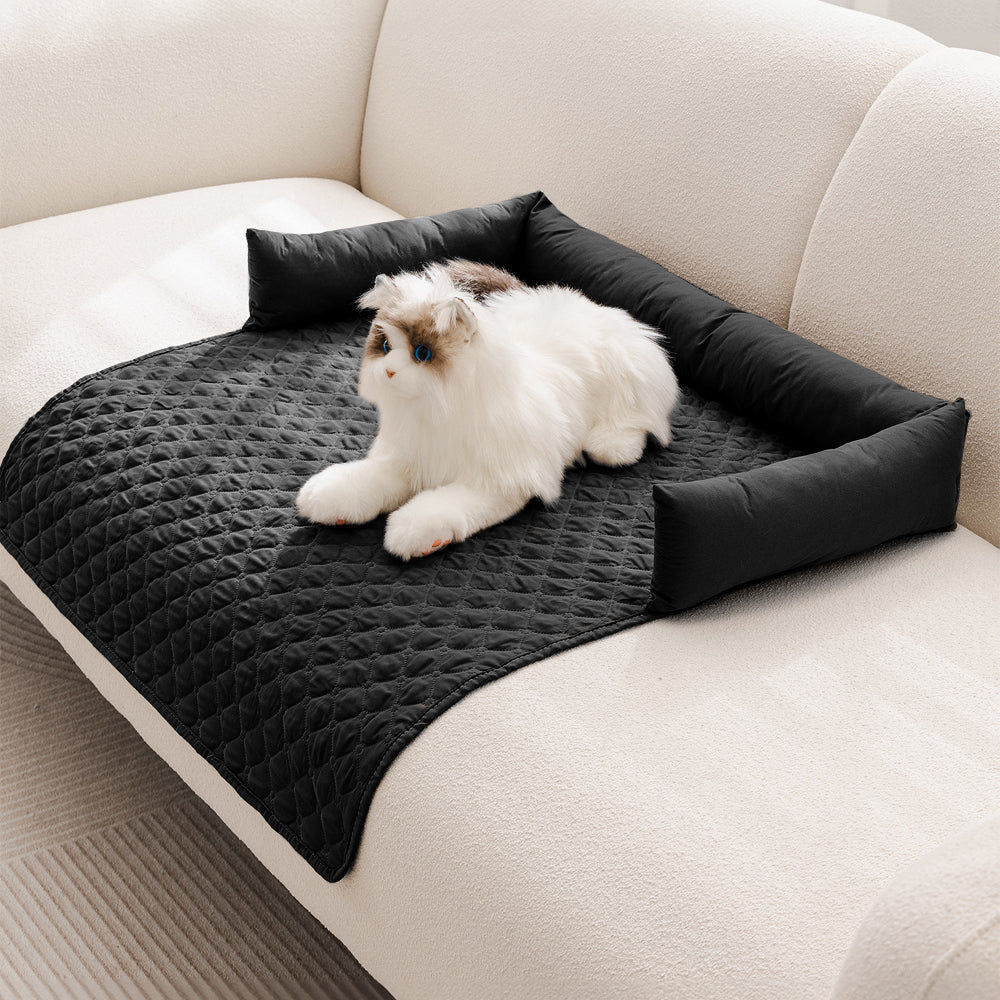 Waterproof Pet Sofa Protector Bed with Pillow –  Furniture Cover for Dogs & Cats