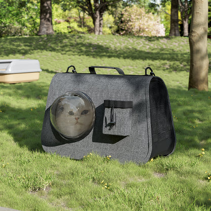 Portable Oxford Pet Carrier Shoulder Bag for Travel and Outdoor Use