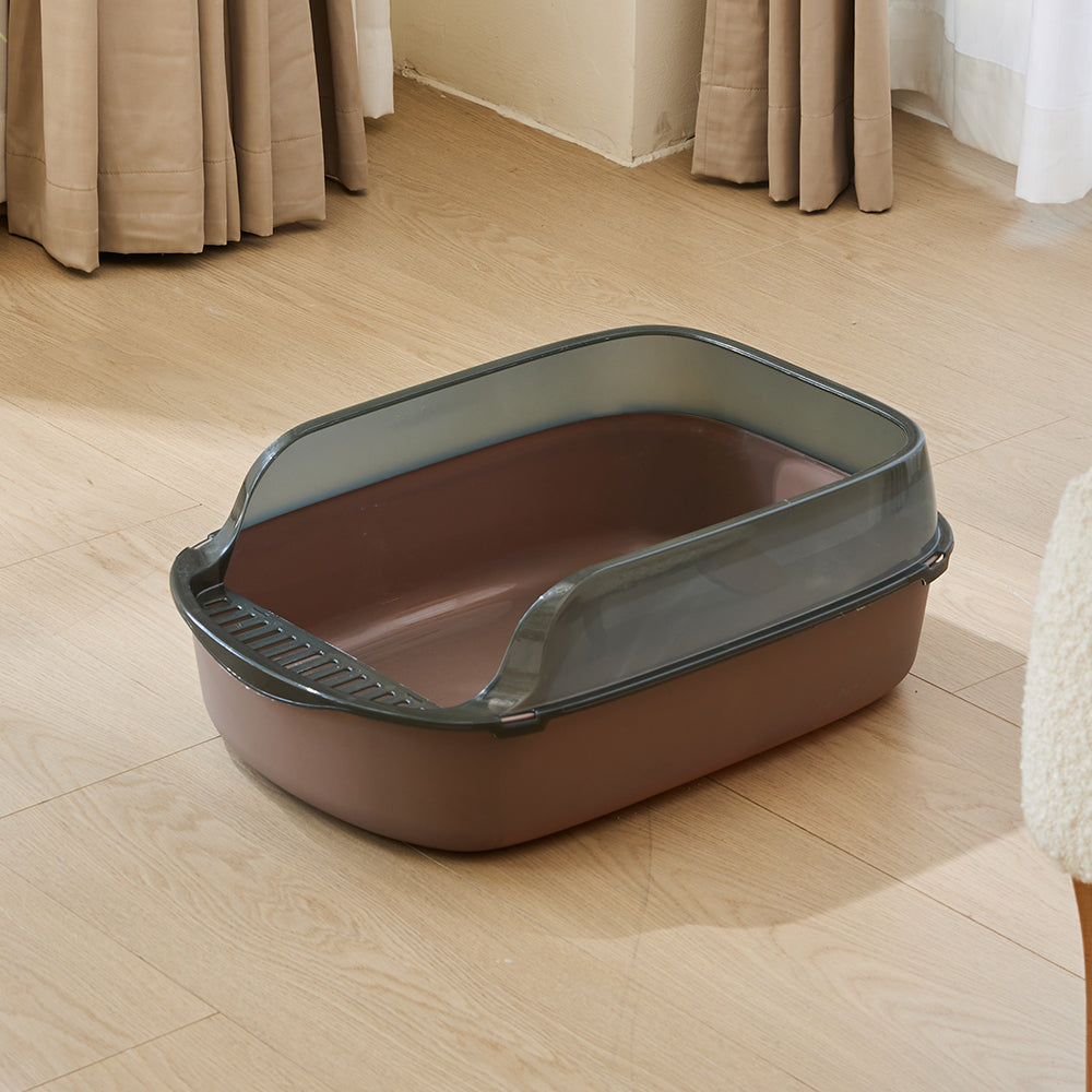 Large Anti-Splashing Detachable Cat Litter Box - Spacious & Easy to Clean