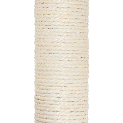 Multi-Level Cat Scratching Post – Sisal Arch with Plush Perch and Dangling Toys