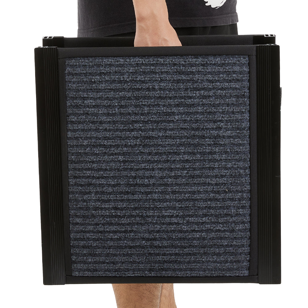 Outdoor Foldable Metal Dog Ramp – Non-Slip Pet Ladder for Cars, Trucks, and SUVs