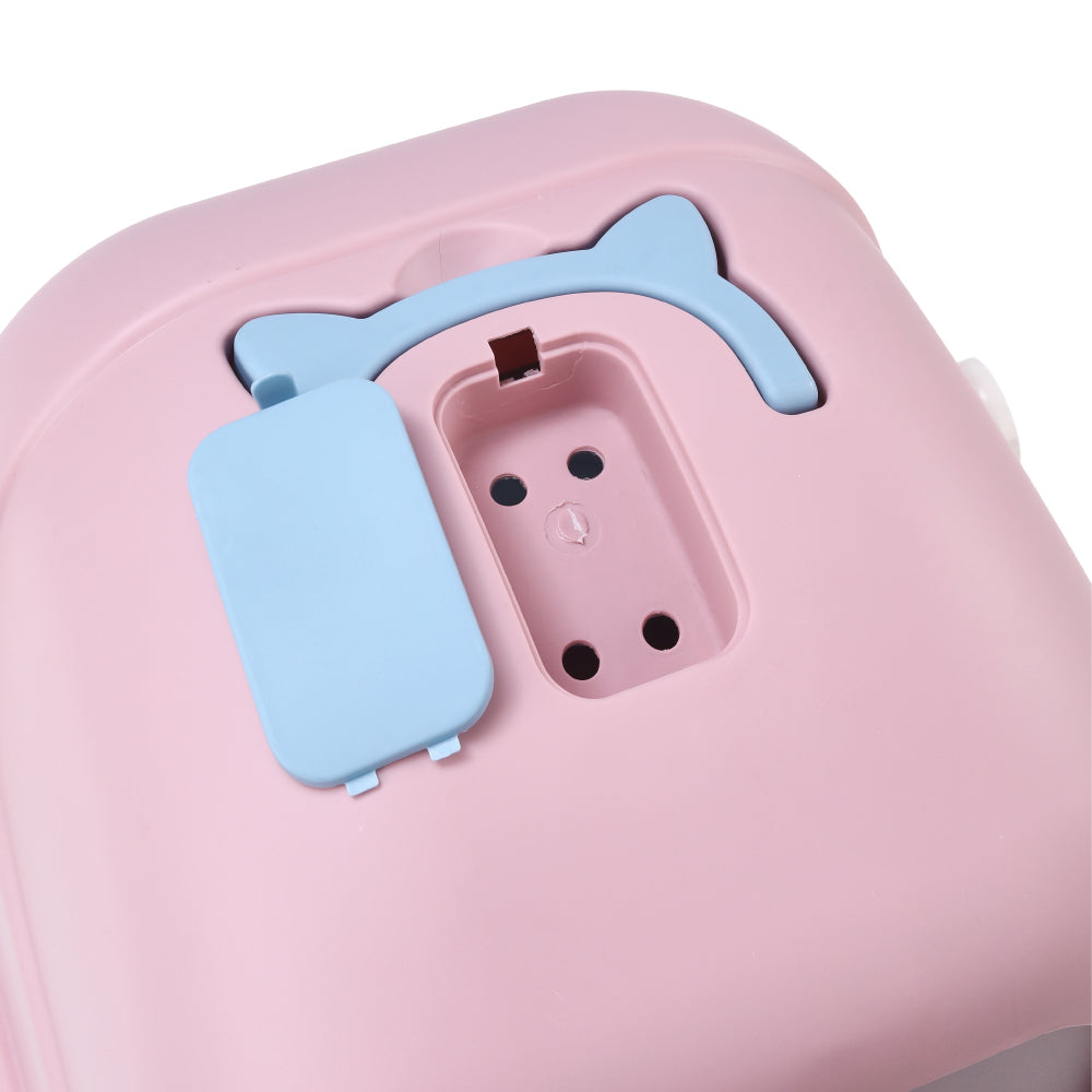 Durable Flip-Top Cat Litter Box with Odour Control & Scoop