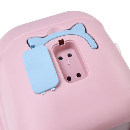 Durable Flip-Top Cat Litter Box with Odour Control & Scoop