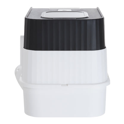 Large Enclosed Cat Litter Box – Foldable Design with UVC Sterilization and Odour Control