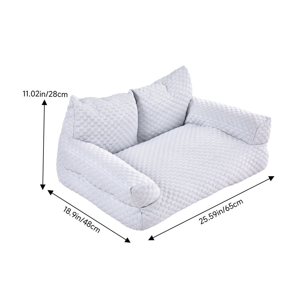 Ice Silk Cooling Pet Sofa Bed – Comfortable & Breathable Bed for Pets