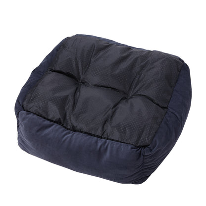 Soft Plush Non-Slip Washable Pet Sleeping Bed with Raised Sides