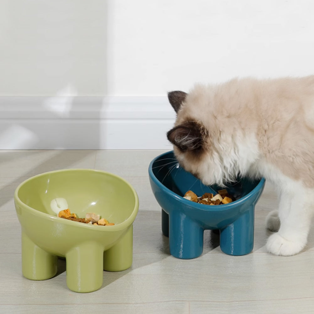 Anti-Tipping Pet Feeder Bowl – Stable, Easy-Clean, Ergonomic Design for Cats & Dogs