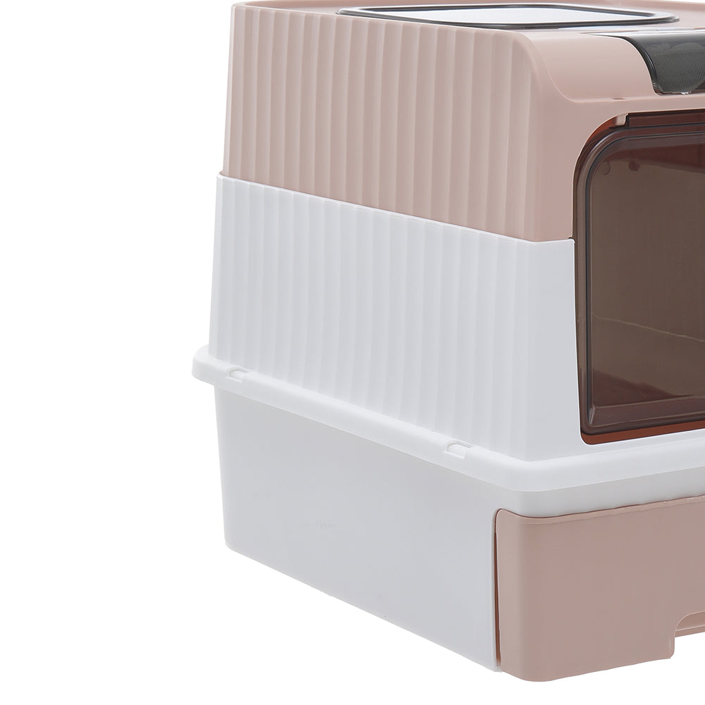 Fully Enclosed Cat Litter Box with UV Sterilization and Odour Control