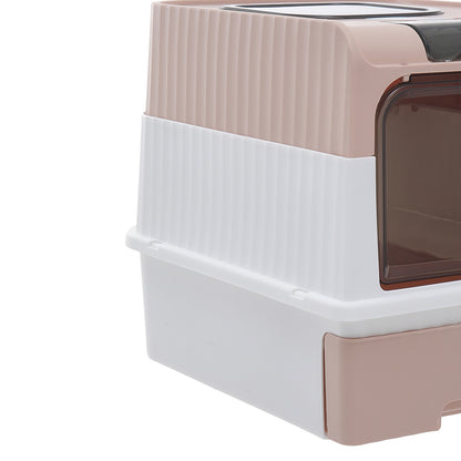 Fully Enclosed Cat Litter Box with UV Sterilization and Odour Control