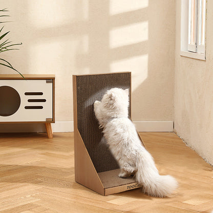 L-shaped Cat Scratching Board – Safe, Space-Saving and Ideal for Claw Care