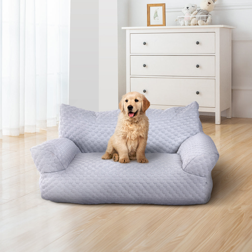 Ice Silk Cooling Pet Sofa Bed – Comfortable & Breathable Bed for Pets