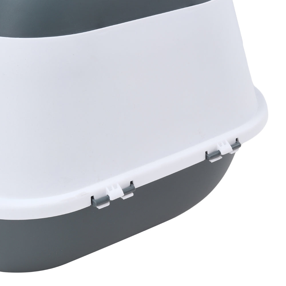 Detachable Cat Litter Box with UV Sterilizer Lamp – Odour Control & Easy Cleaning Design