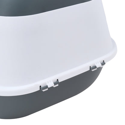 Detachable Cat Litter Box with UV Sterilizer Lamp – Odour Control & Easy Cleaning Design