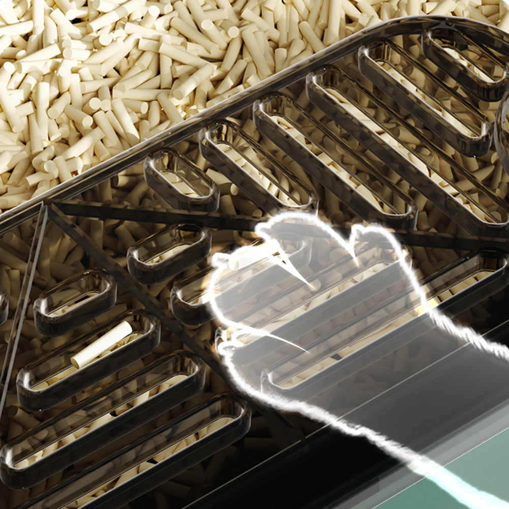 Large Semi-Closed Cat Litter Box with Scoop – Anti-Splash Design for Odour Control and Easy Cleaning