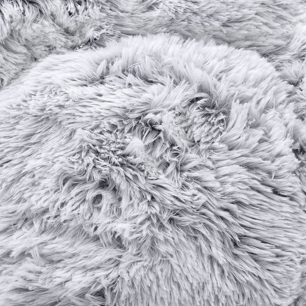 Calming Donut Pet Bed – Plush Round Cuddler for Cats and Small Dogs