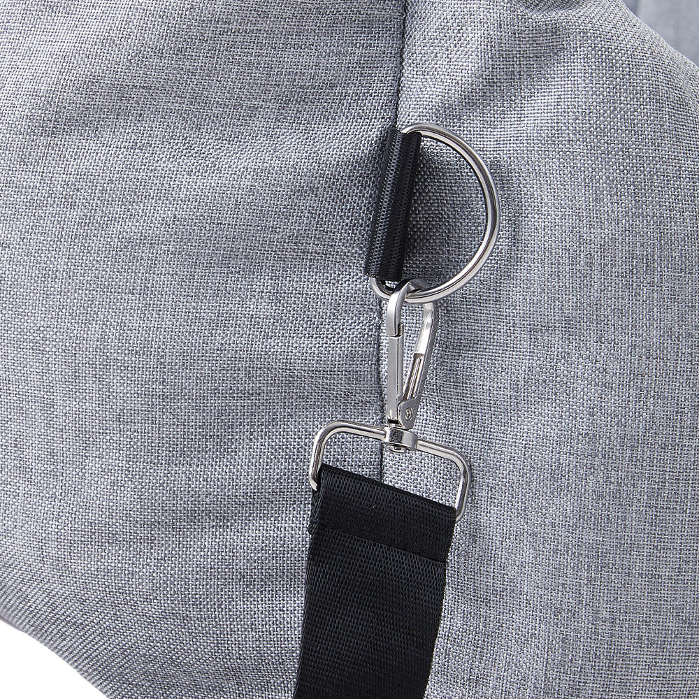 Travel Pet Car Seat – Light Grey, Washable & Durable