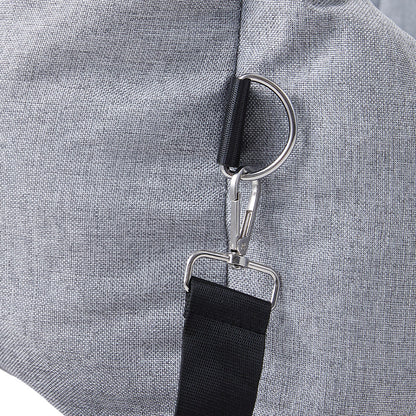 Travel Pet Car Seat – Light Grey, Washable & Durable