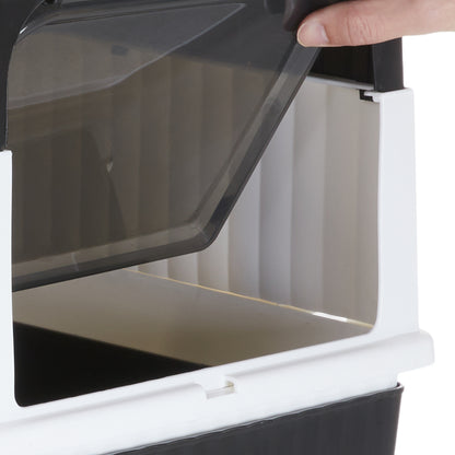 Large Enclosed Cat Litter Box – Foldable Design with UVC Sterilization and Odour Control