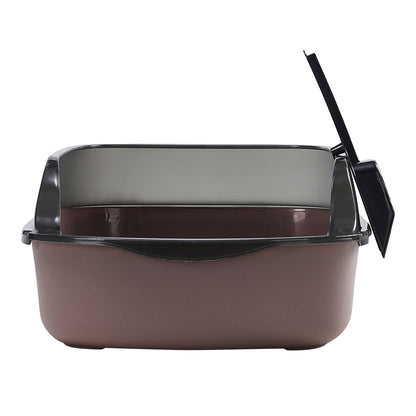 Large Anti-Splashing Detachable Cat Litter Box - Spacious & Easy to Clean