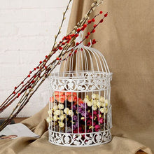 Vintage-Style Hanging Decorative Bird Cage with European-Inspired Design
