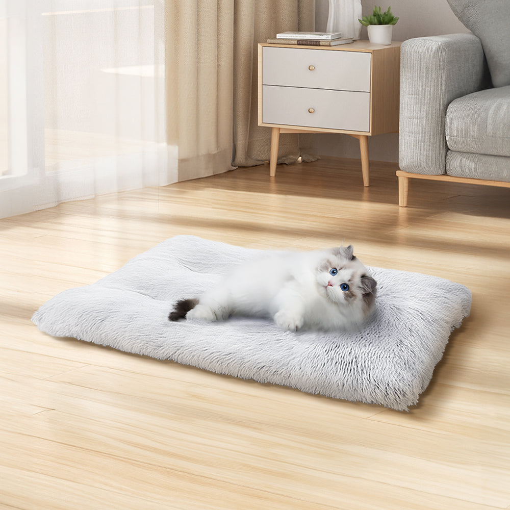 Plush Rectangle Pet Bed with PP Cotton Fill – Soft, Comfortable & Stylish