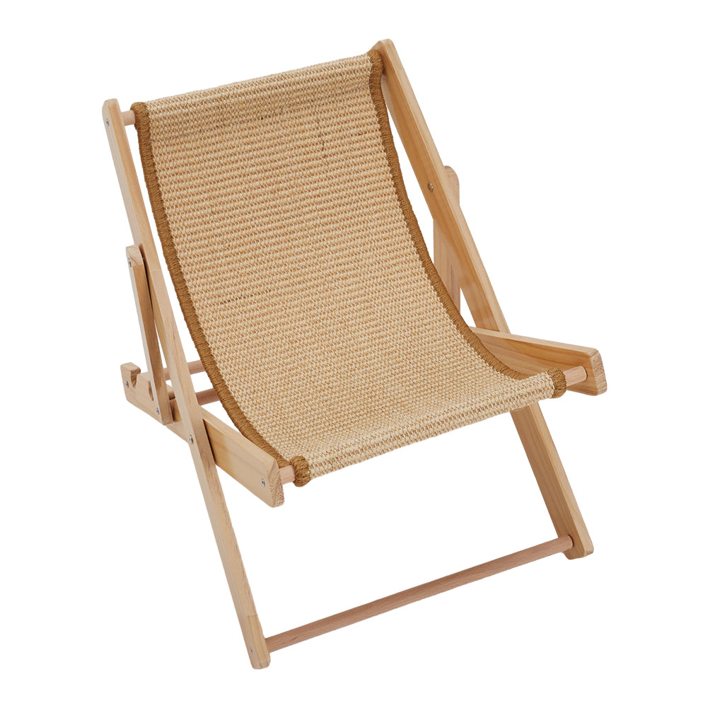 Pets Mood Sisal Cat Recliner Bed – Adjustable & Foldable Cat Scratching Lounge for Sunbathing and Resting