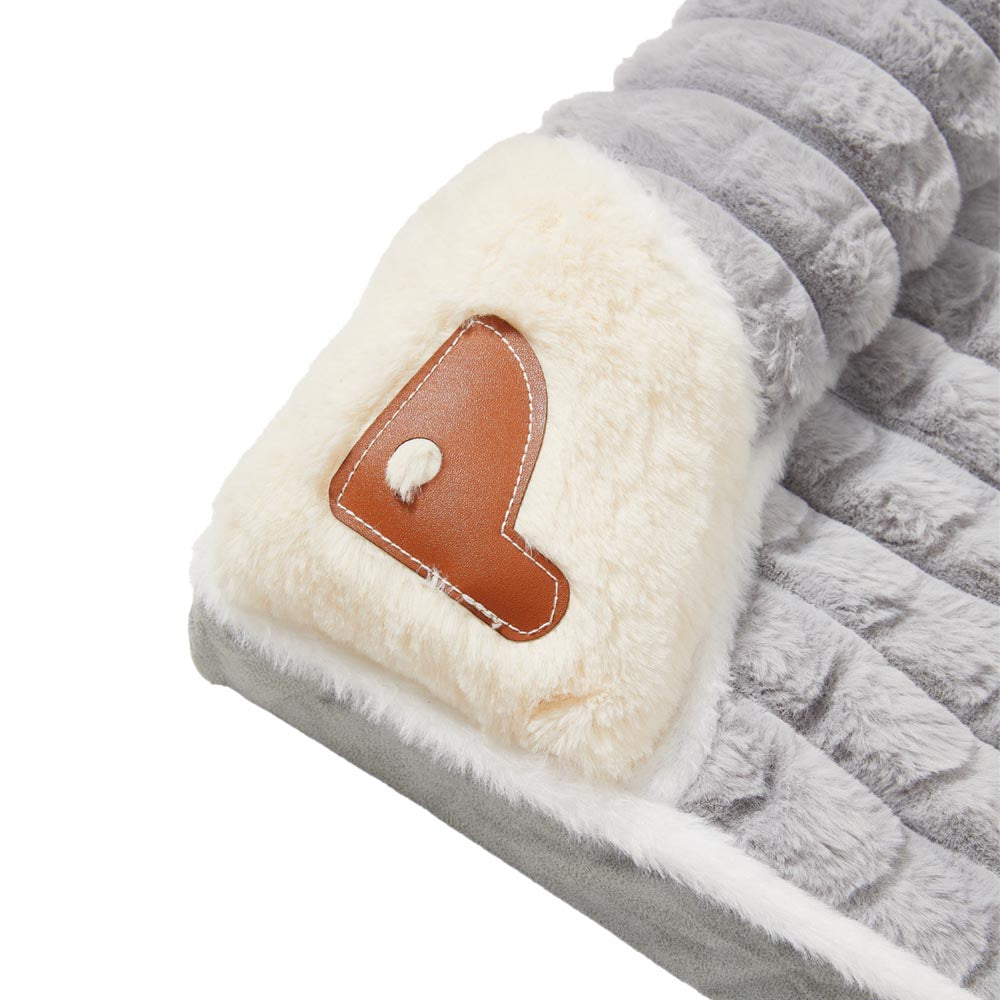 Washable Pet Bed – Soft Faux Fur Mattress Cushion for Puppy & Cat