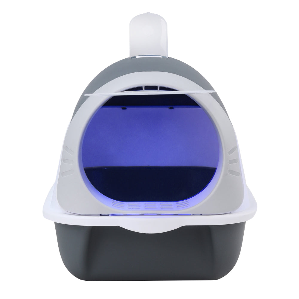 Detachable Cat Litter Box with UV Sterilizer Lamp – Odour Control & Easy Cleaning Design
