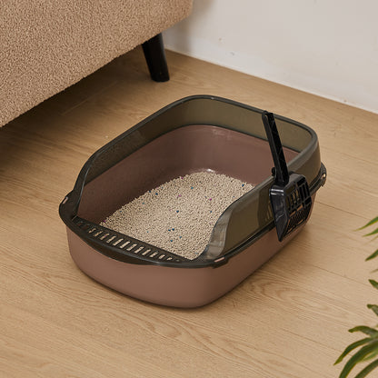 Large Anti-Splashing Detachable Cat Litter Box - Spacious & Easy to Clean