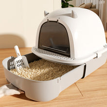 Little Devil Design Enclosed Cat Litter Box – Privacy, Easy Access, and Mess-Free