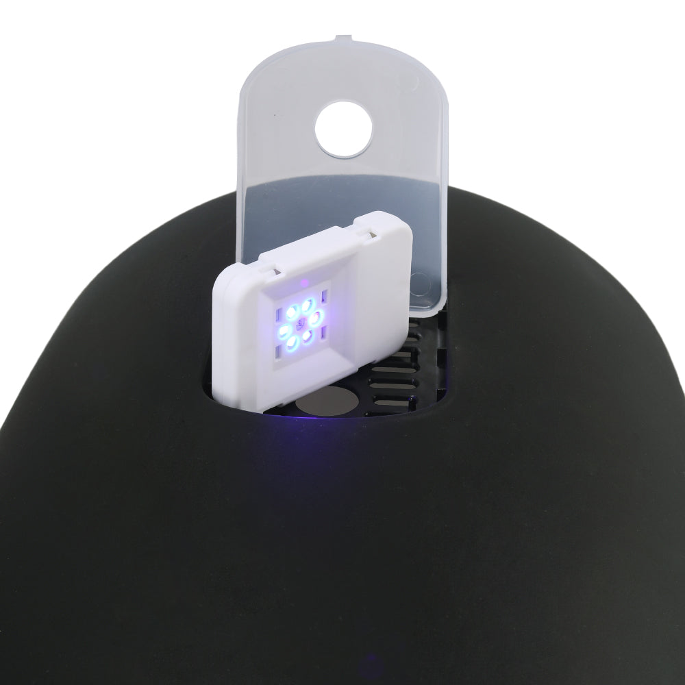 Detachable Cat Litter Box with Built-in UV Sterilizer Lamp and Two-Way Access