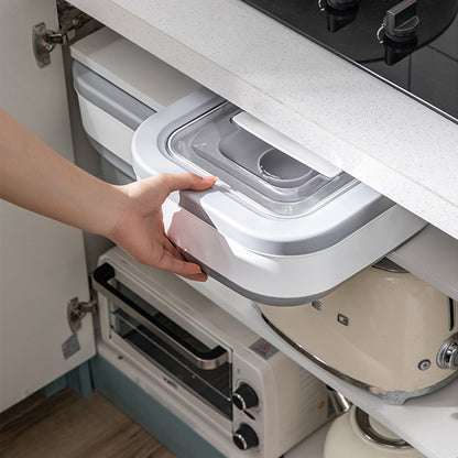 Collapsible Food Storage Container – Portable, Space-Saving Solution with Triple-Seal Freshness Protection