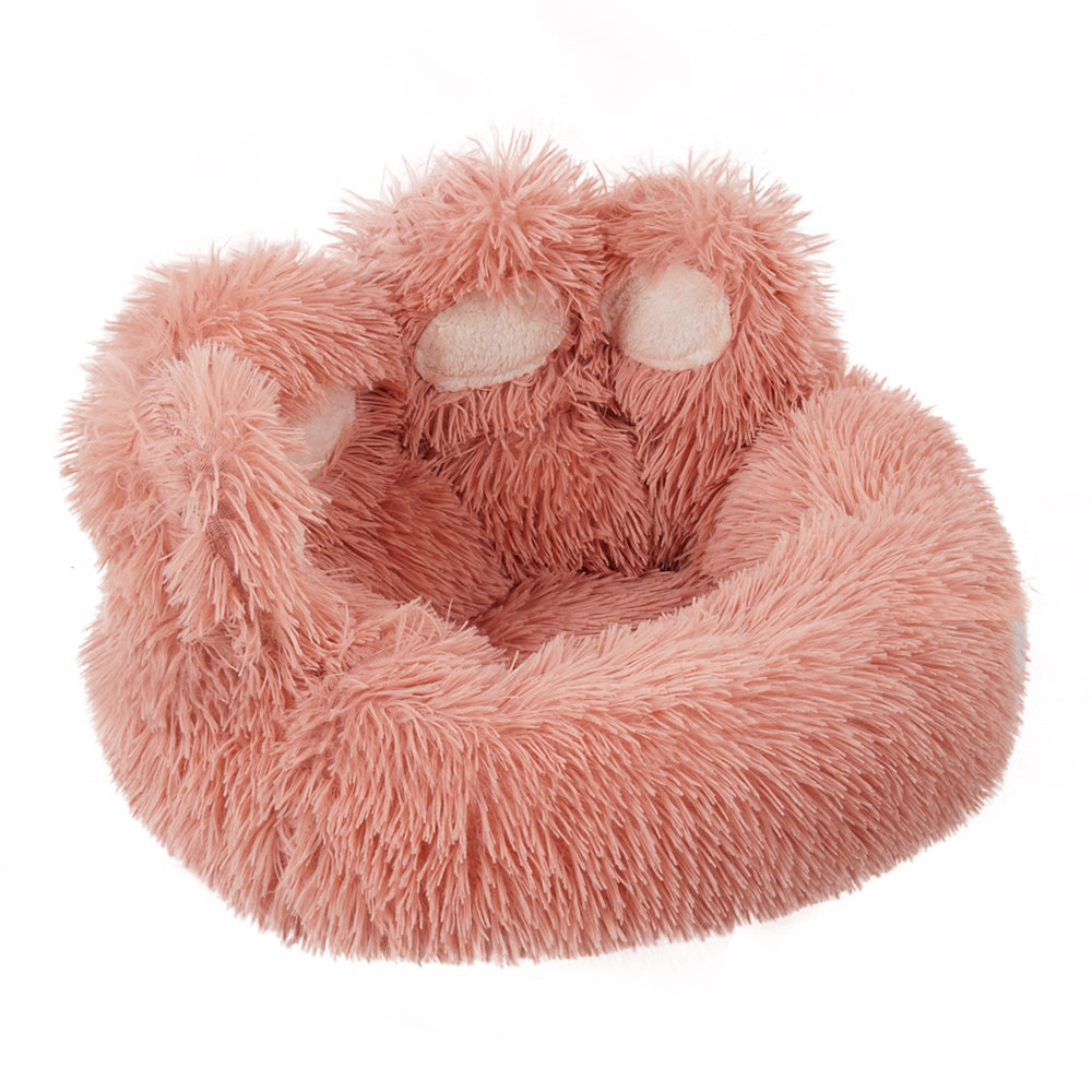 Soft Plush Pet Bed – Cozy & Comfortable with Non-Slip Bottom