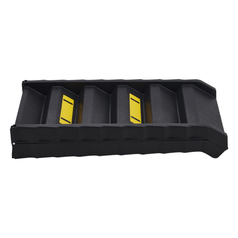 Folding Pet Ramp for Dogs – Lightweight Portable Stairs with Non-Slip Surface and Safety Rails