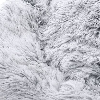 Calming Donut Pet Bed – Plush Round Cuddler for Cats and Small Dogs