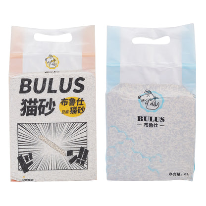 6L Biodegradable Tofu Cat Litter – Odour Control & Easy Cleanup, Soft Clumping, Eco-Friendly